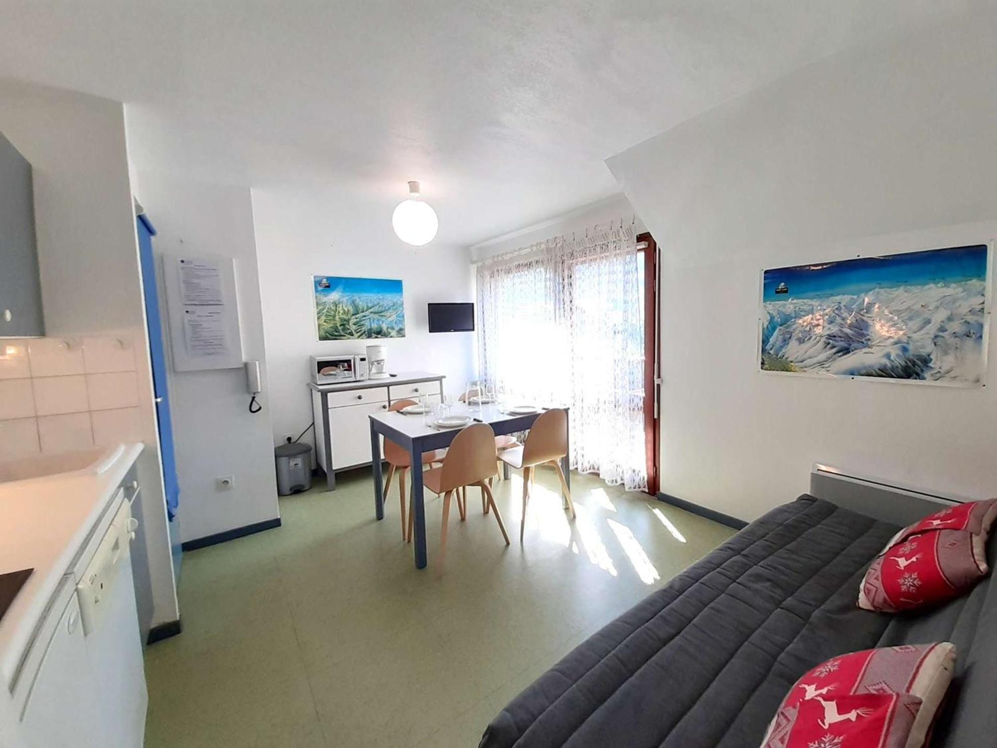 Studio Saint-Lary-Soulan, 1 pièce, 4 personnes - FR-1-457-270 Extérieur photo